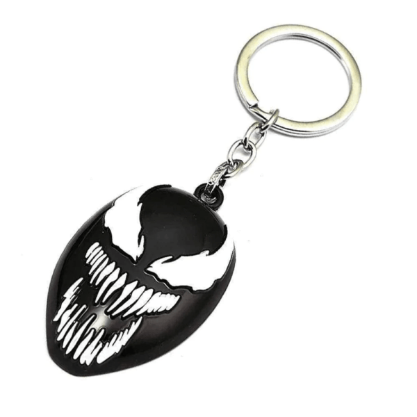 venom movie keyring mens key chain spiderman marvel comic book gift keyring