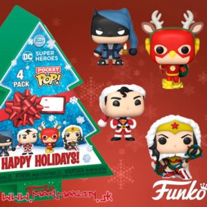 FUNKO POP DC Holiday 2022 Pocket Superheroes 4pack 1
