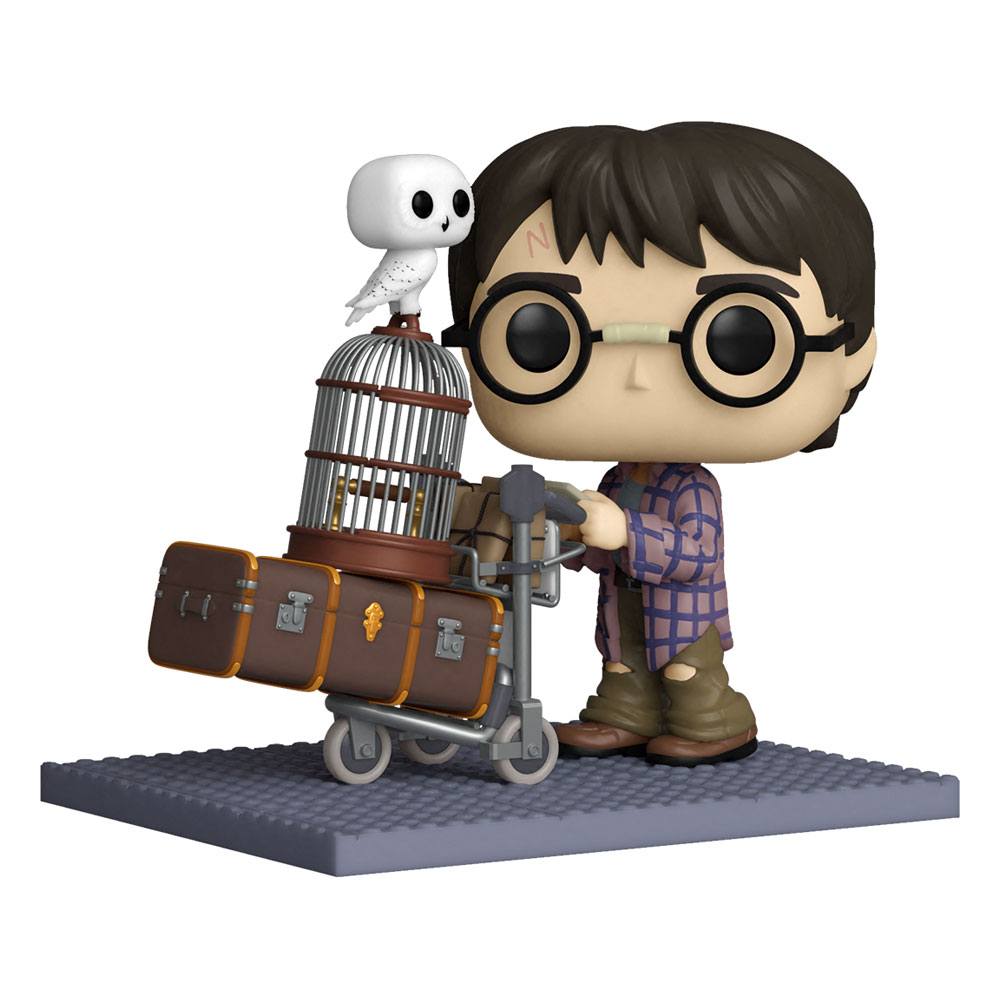 Harry Potter POP! Deluxe Vinyl Figura Harry Pushing Trolley 9 cm