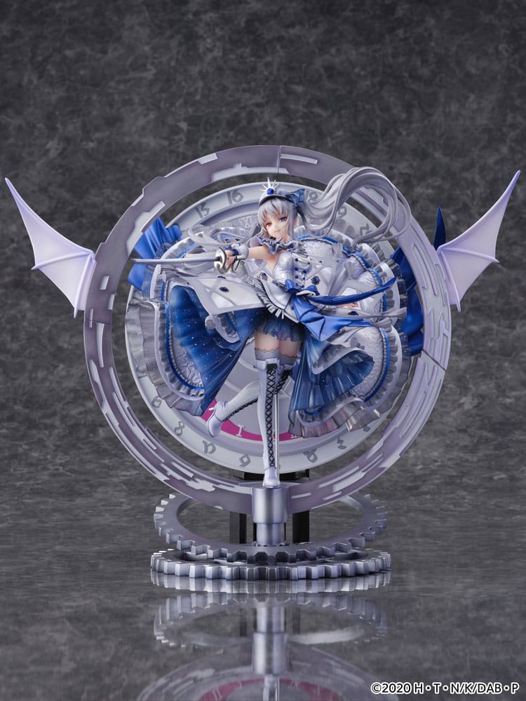 Date A Bullet SHIBUYA SCRAMBLE Figura PVC Szobor 1/7 The White Queen -Royal Blue Sapphire Dress Ver. 33 cm