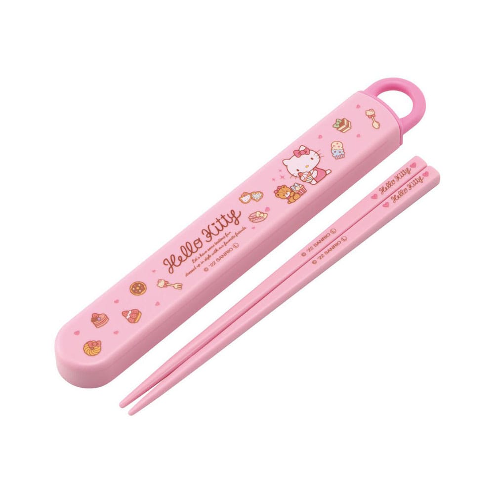 Hello Kitty Chopsticks  Doboz Sweety pink 16 cm