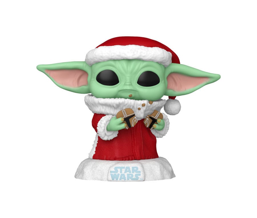 Star Wars: Mandalorian POP! Vinyl Figura Holiday Grogu 9 cm