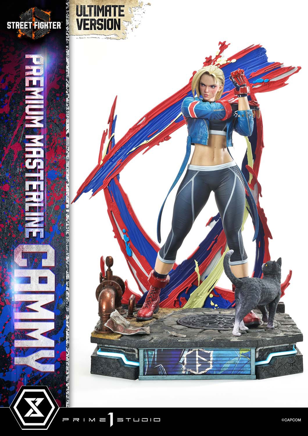 Street Fighter Ultimate Prémium Masterline Series Szobor 1/4 Cammy Deluxe Verzió 55 cm