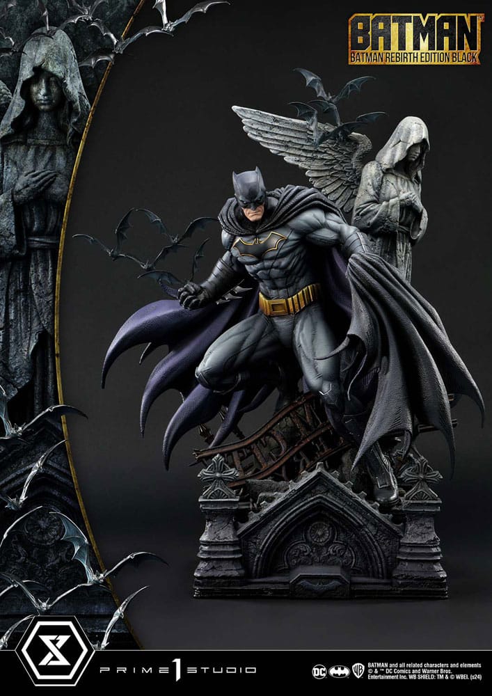 Batman Ultimate Prémium Masterline Series Szobor 1/4 Batman Rebirth Kiadás Black 71 cm