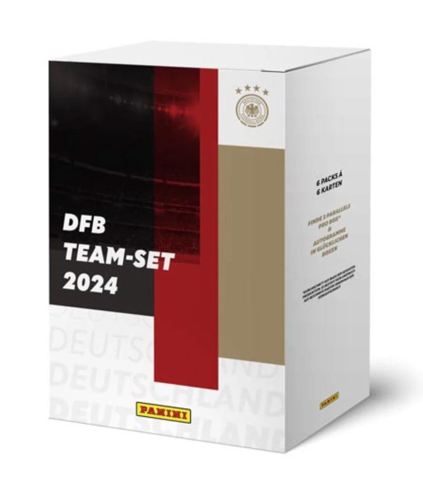 DFB Team-Csomag 2024 Gyűjthető Kártyák Doboz *Német Nyelvű Verzió*