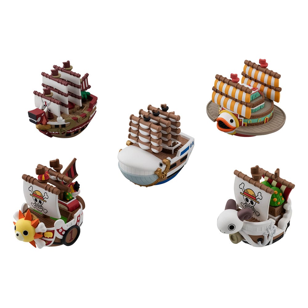 One Piece Yuracolle  Series Trading Figura Grand Line 6 cm Válogatás (6)