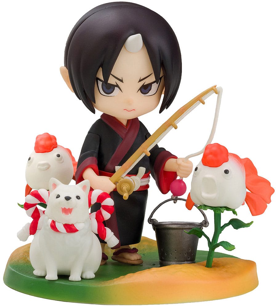 Hozuki no Reitetsu Hakotoniwa PVC Szobor Hozuki & Shiro 11 cm