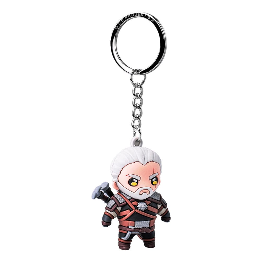 The Witcher III: Wild Hunt Vinyl Kulcstartó Geralt of Rivia