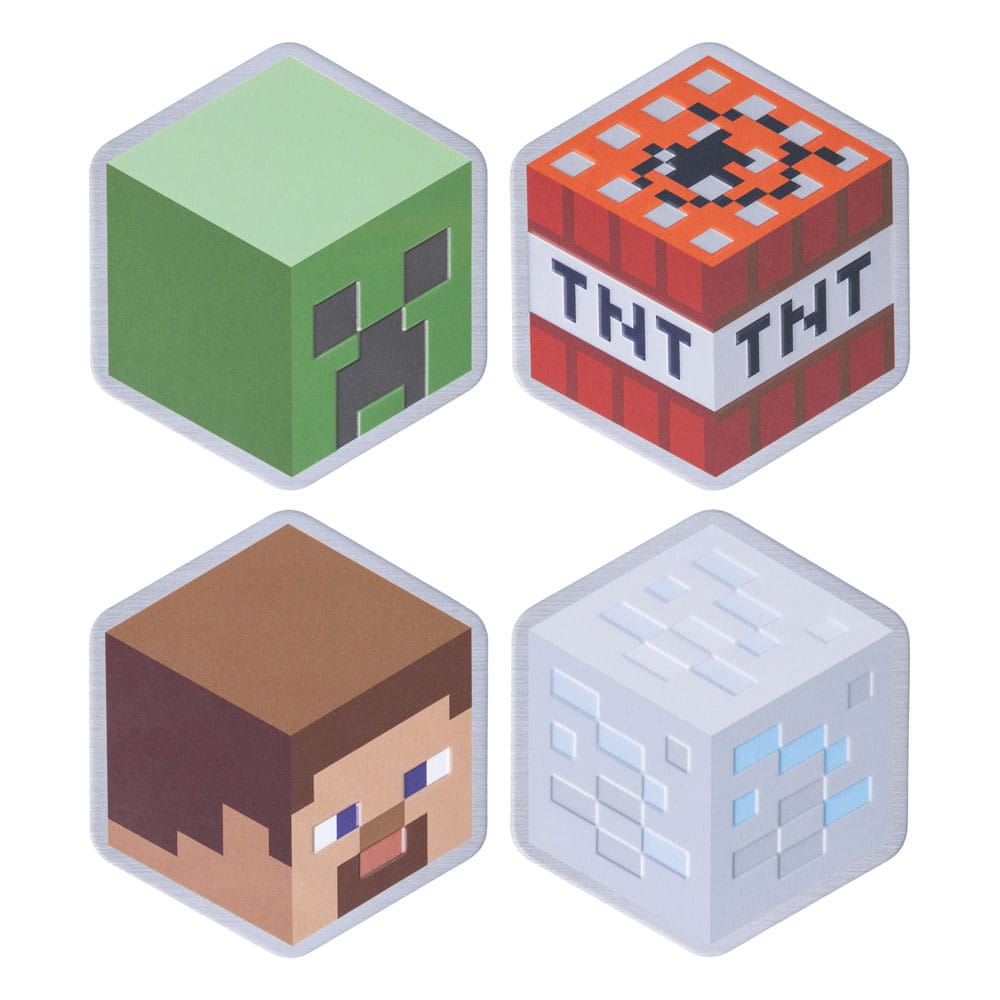 Minecraft Poháralátét 4-es Csomag
