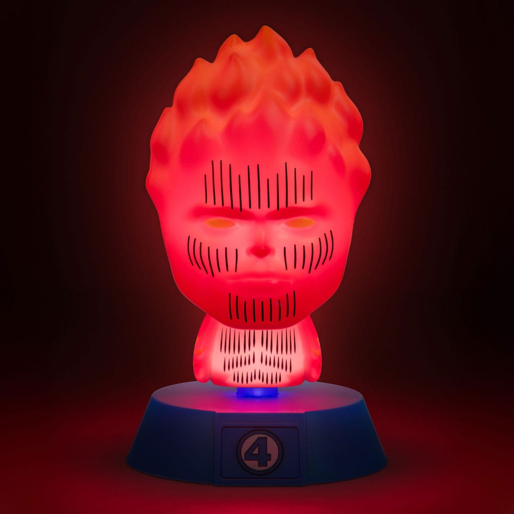 Fantastic Four Icons Lámpa Human Torch 11 cm