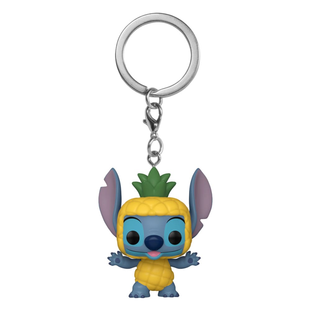 Lilo & Stitch Pocket POP! Vinyl Kulcstartók 4 cm Stitch as Pineapple Készlet (12)