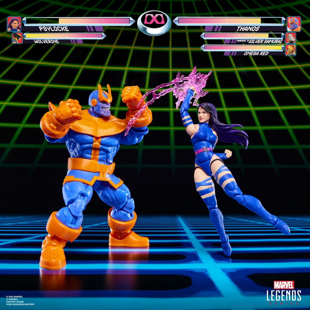 Marvel Legends Gamerverse Akciófigura 2-Csomag Psylocke vs. Thanos 15 cm