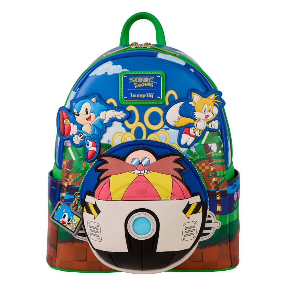 Sega by Loungefly Mini Hátizsák Sonic – The Hedgehog