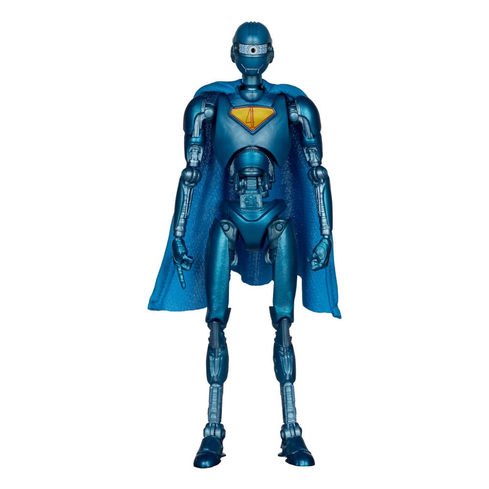 Superman (2025) DC Multiverse Deluxe Akciófigura Superman Robot (Red Platinum Kiadás) 18 cm