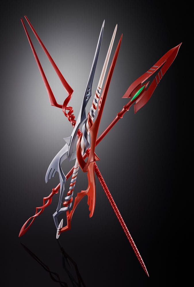 Neon Genesis Evangelion Fém Build Accessory Csomag 3 Spears Csomag for Eva 30th  the Spear Another Color