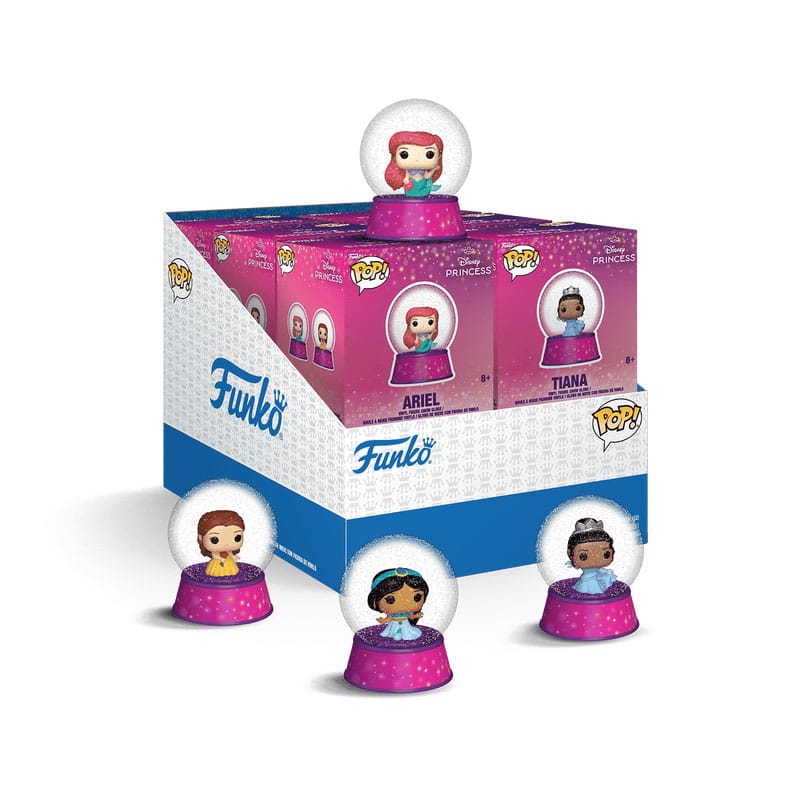 Disney Princess by Loungefly Pins Blind Kulcstartók Snowglobes Készlet (12)