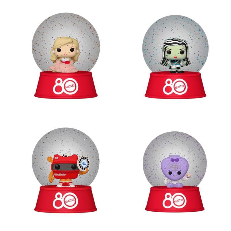 Mattel by Loungefly Enamel Pins Blind Snowglobes Retro Toy Készlet (12)