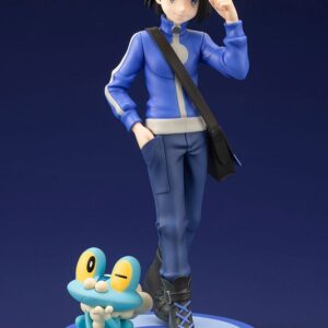 Pokémon ARTFXJ Szobor 1/8 Calem & Froakie 20 cm