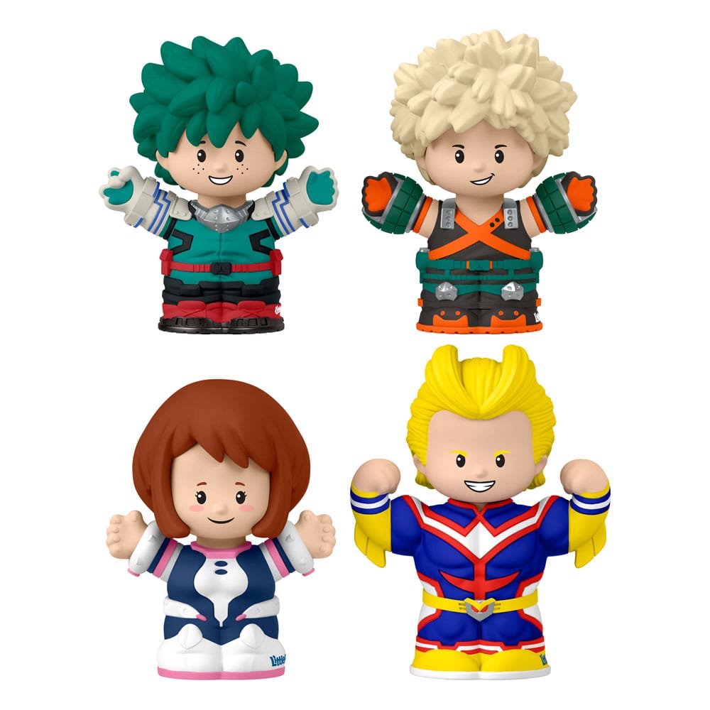 My Hero Academia Fisher-Price Little People Collector Mini Figurák 4-es Csomag 7 cm
