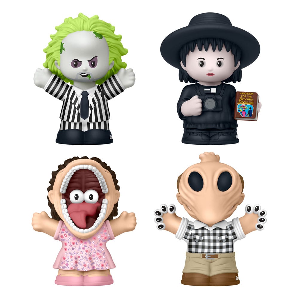 Beetlejuice Fisher-Price Little People Collector Mini Figurák 4-es Csomag 7 cm