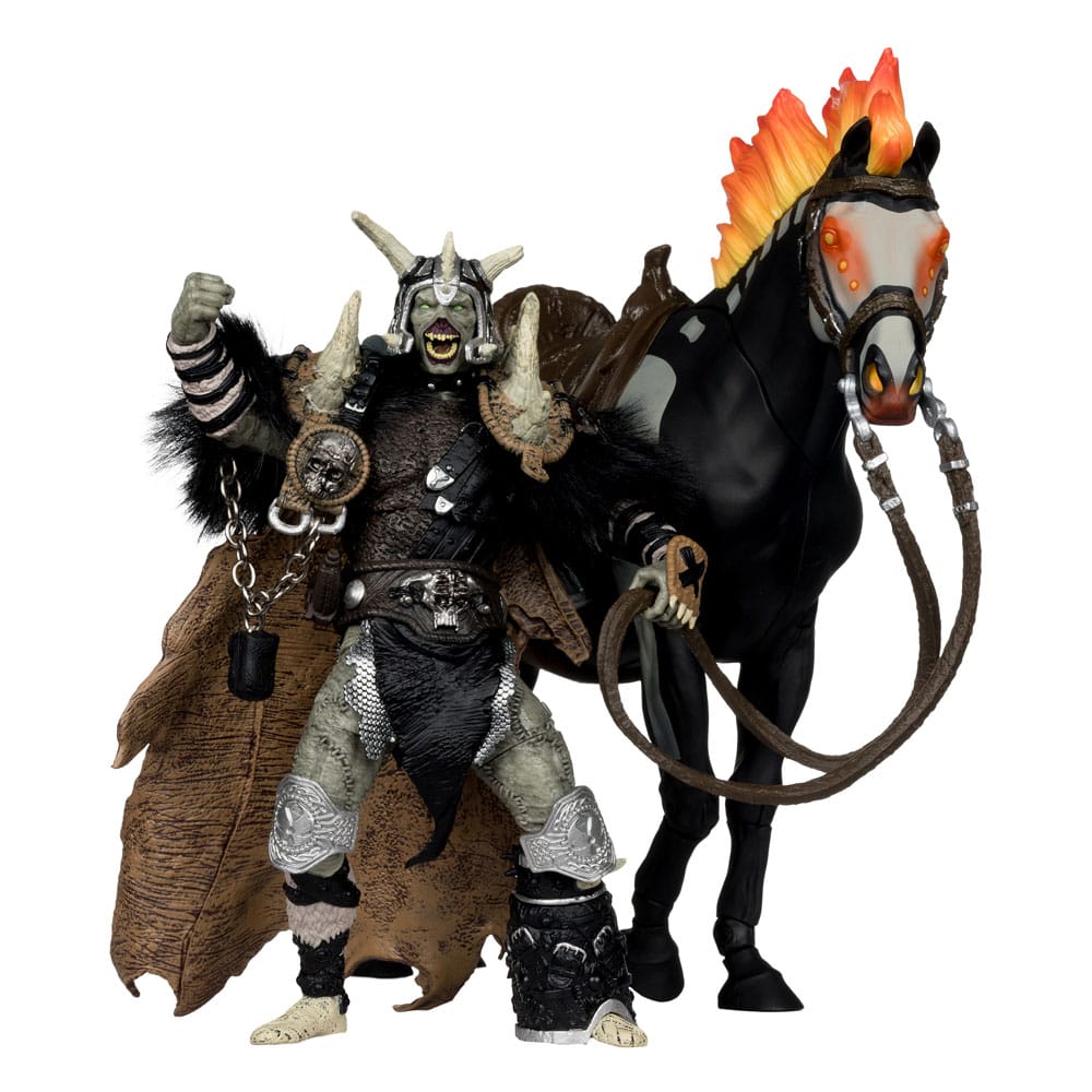 Spawn Akciófigura Bloodaxe  Horse (Spawn: The Dark Ages) (McFarlane Toys 30th Évfordulós) (Arany Címkés) 18 cm