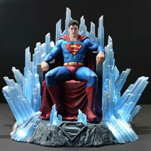 DC Comics Throne Legacy Kollekció Szobor Szobor 1/4 Superman Fortress of Solitude on Throne (Design by Gabriele Dell'Otto) 52 cm