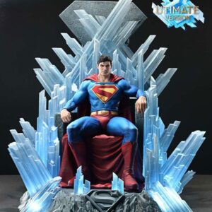 DC Comics Throne Legacy Kollekció Szobor Szobor 1/4 Superman Fortress of Solitude on Throne (Design by Gabriele Dell'Otto) Ultimate Verzió 52 cm