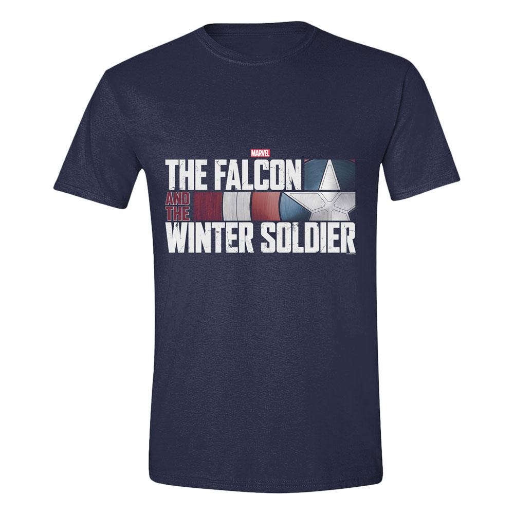 The Falcon and the Winter Soldier Póló Action HR Logó Navy Size XL