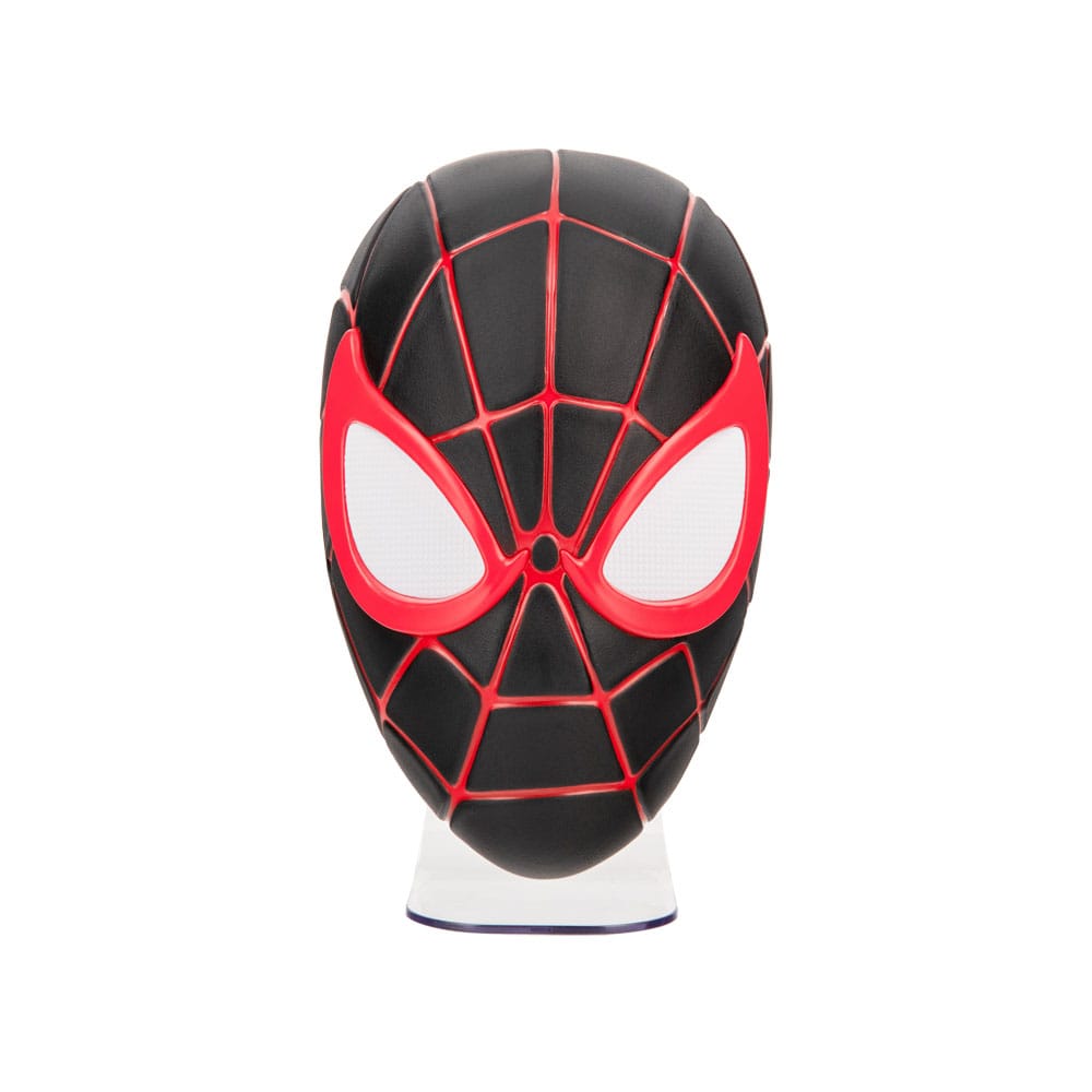 Spider-Man 3D LED Lámpa Miles Morales Maszk