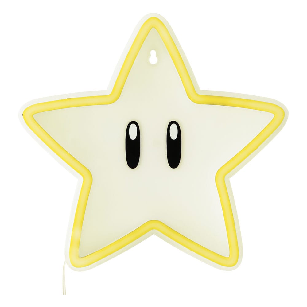 Super Mario LED Fali Lámpa Super Star Neon
