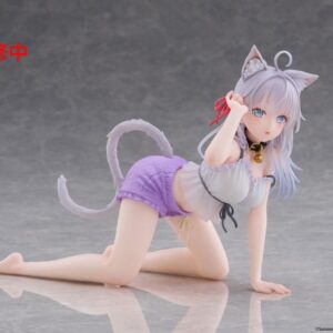 Alya Sometimes Hides Her Feelings in Russian PVC Szobor Desktop Cute Figura Alya Cat Ear Roomwear Ver. 13 cm
