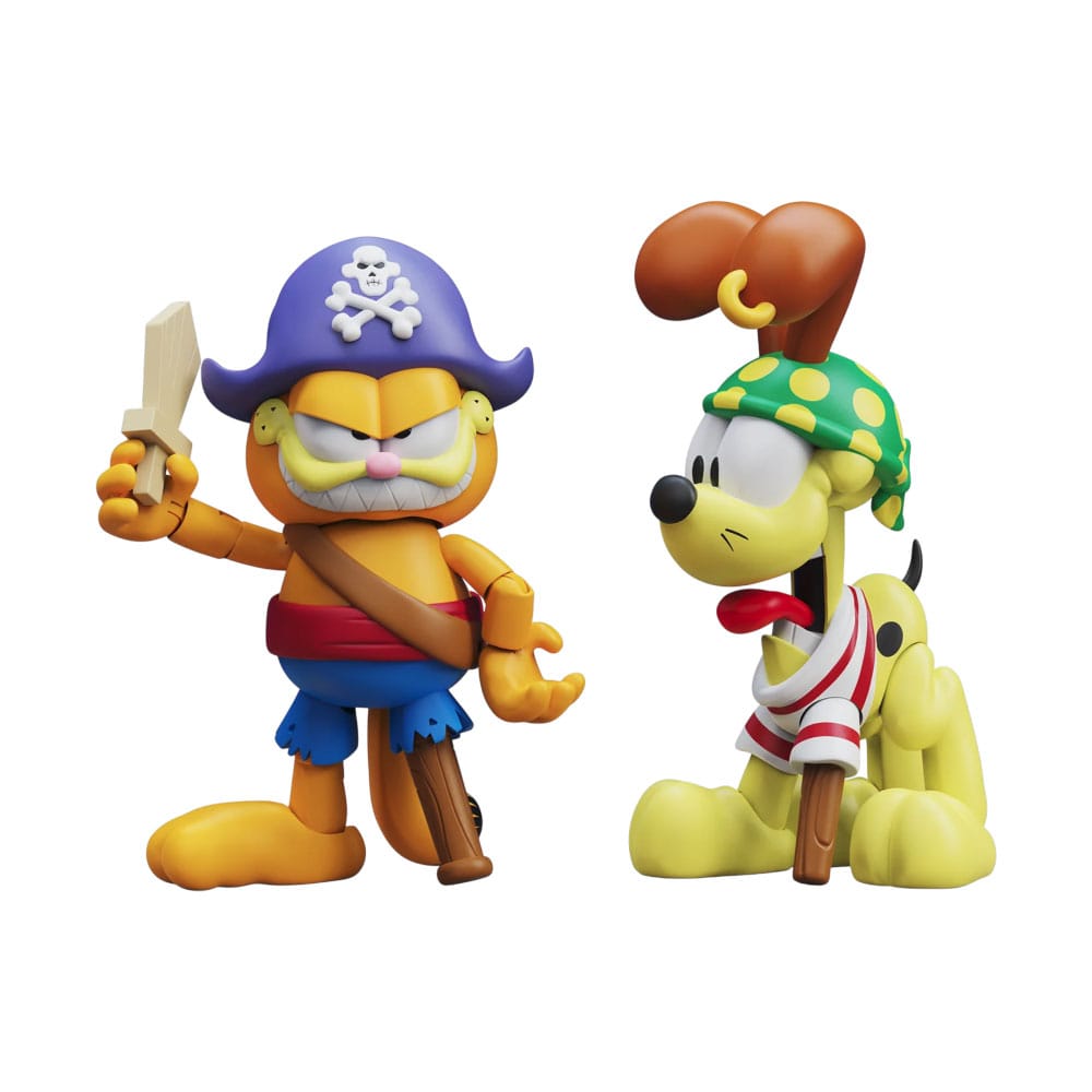 Garfield Akció Figurák 2 Csomag Pirate Garfield and Pirate Odie