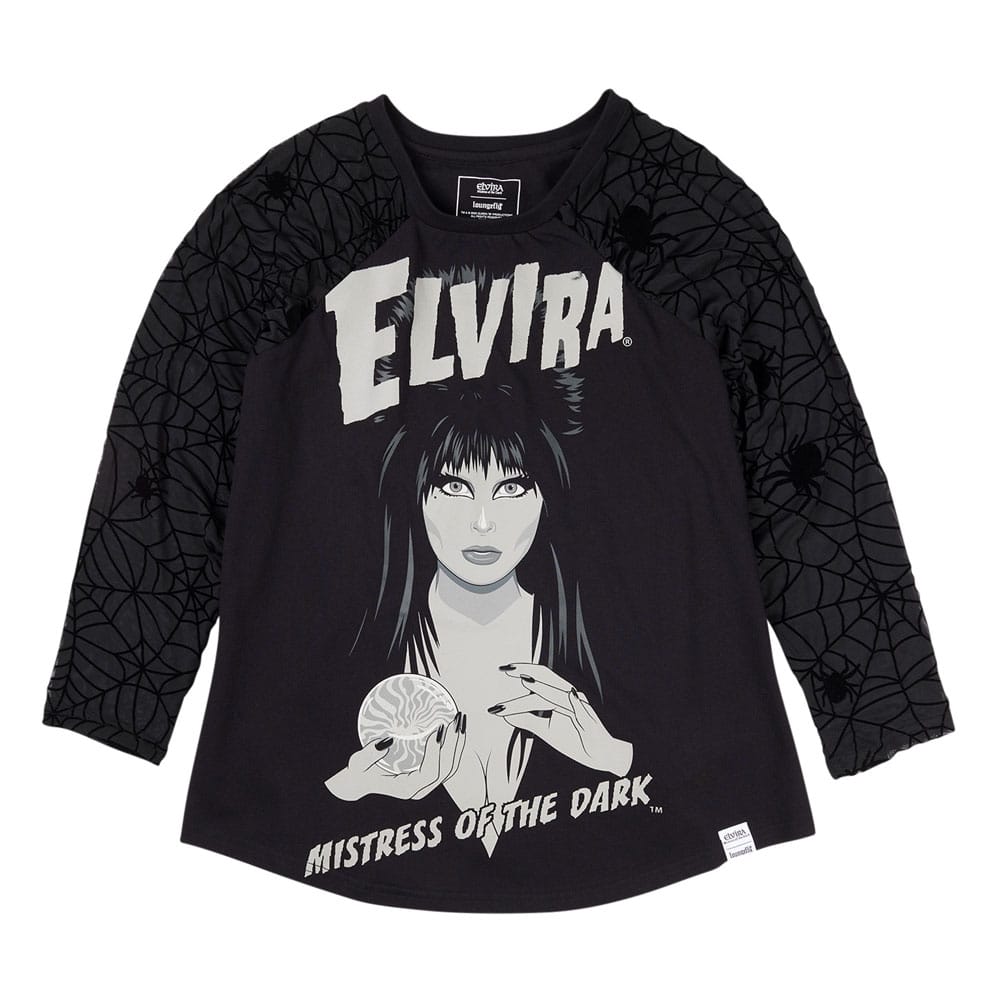 Elivira by Loungefly Póló Unisex Shirred Raglan Size L