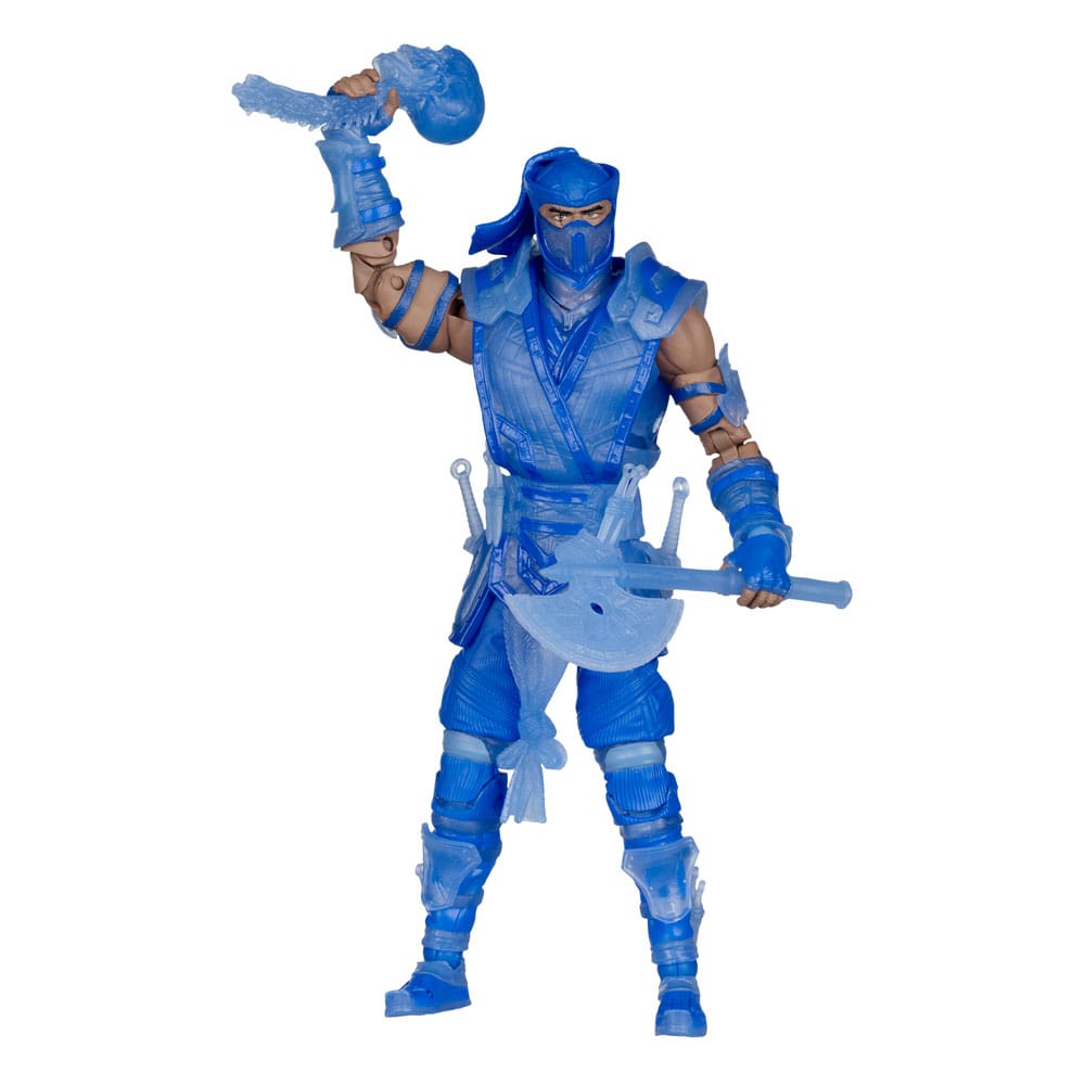 Mortal Kombat Akciófigura Világít A Sötétben Kiadás Sub-Zero (Arany Címkés) 18 cm
