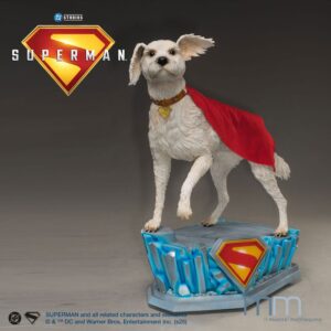 Superman 2025 Életnagyságú Szobor Krypto 111 cm