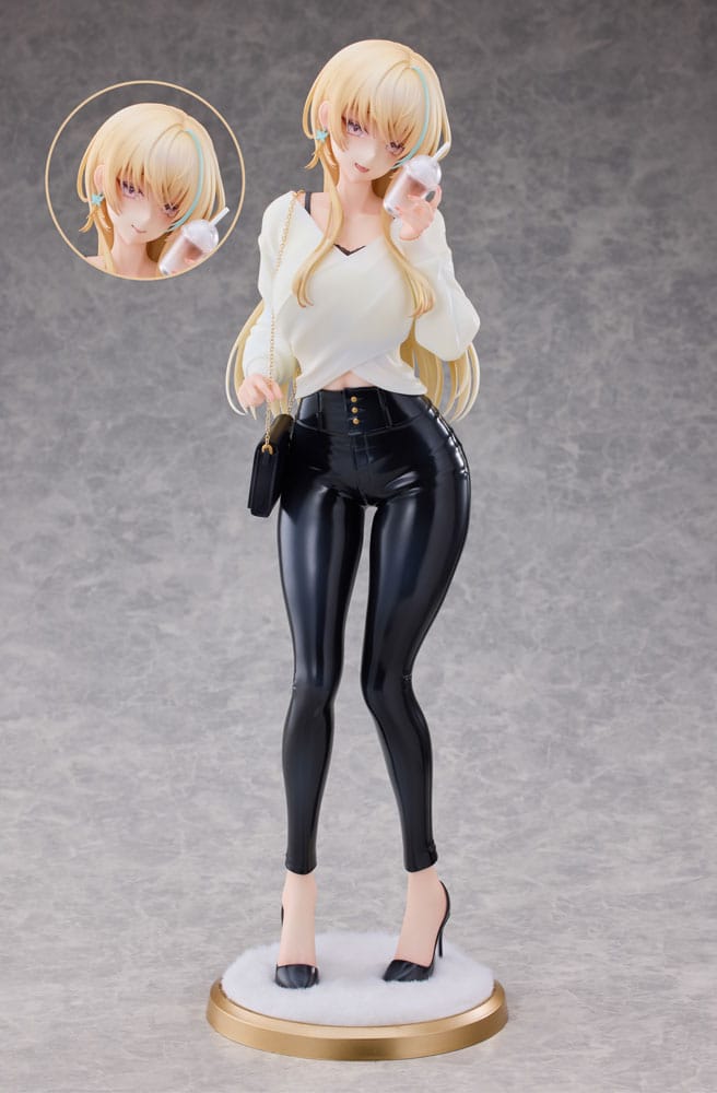 Original Character Szobor 1/4 Aoi Koigakubo Illustrated by Fujiko Leather Pants Deluxe Kiadás 42 cm