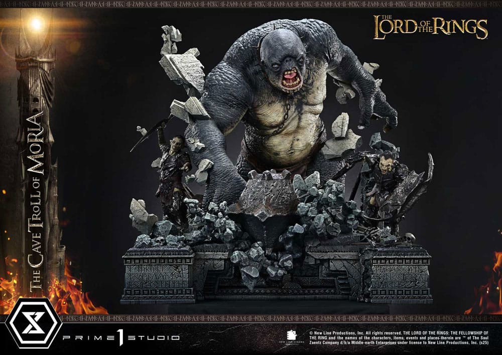 The Lord of the Rings Prémium Masterline Series Szobor 1/6 Cave Troll of Moria 91 cm