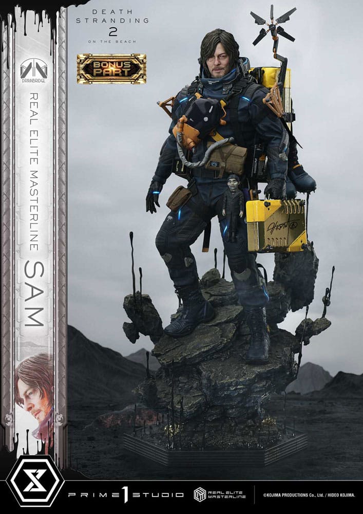 Death Stranding 2: On the Beach Real Elite Masterline Series Szobor 1/3 Sam Deluxe Bonus Verzió 83 cm