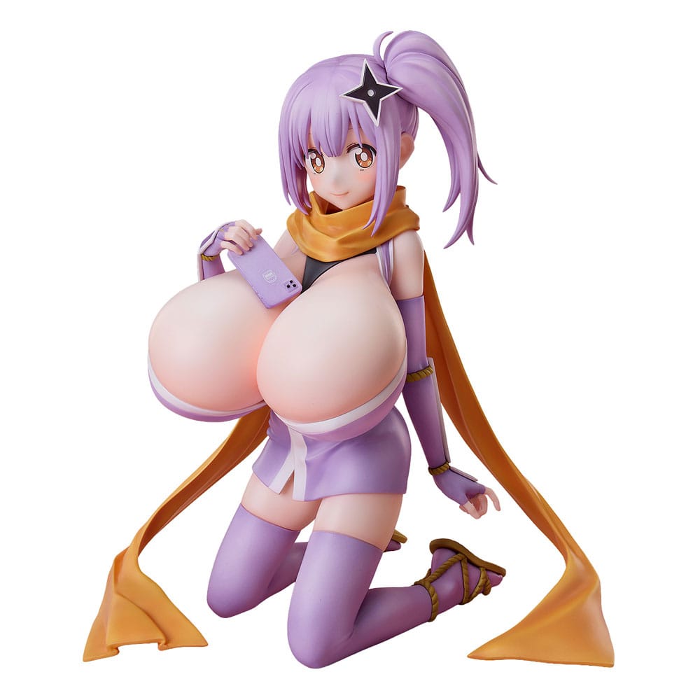 A Ninja and an Assassin Under One Roof Maid PVC Szobor 1/4 Diecut Matrica Satoko Kusagakure Huge-Breasted Ver. 23 cm