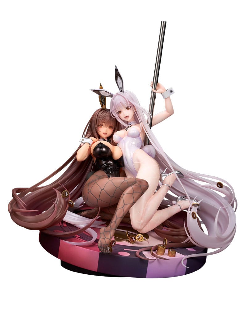 Goddess of Victory: Nikke Szobor 1/7 Noir & Blanc Bunny X 777 Ver. 28 cm