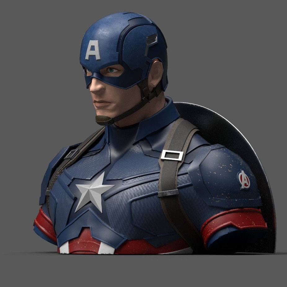 Avengers Endgame Persely Captain America 20 cm