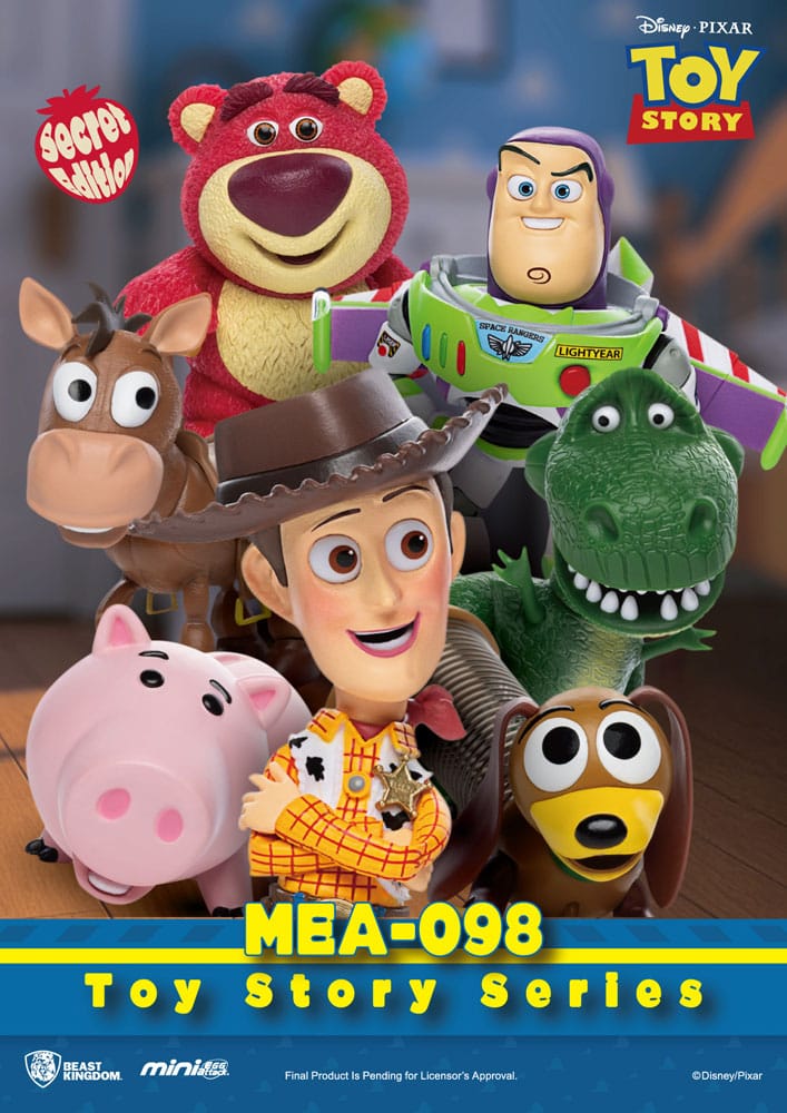 Toy Story Mini Egg Attack Blind Doboz Figurák Series 2 7 cm Válogatás (6)