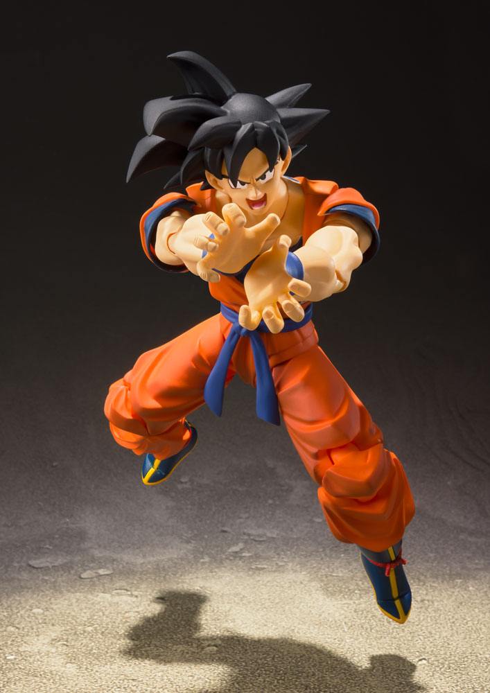Dragon Ball Z S.H. Figuarts Akciófigura Son Goku (A Saiyan Raised On Earth) 14 cm