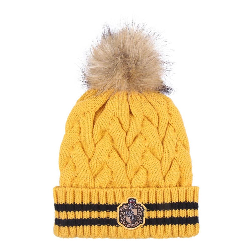 Harry Potter Beanie Pompon Hugrabug