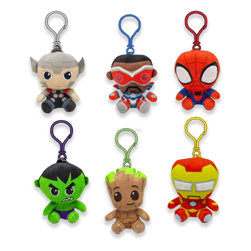Marvel Plüss Kulcstartók 12 cm Válogatás (24)