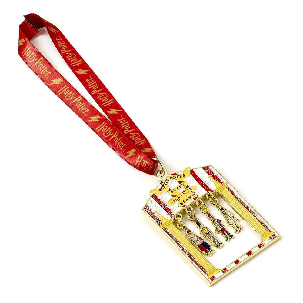 Harry Potter tree ornament Bertie Bott’s (Golden Tone)