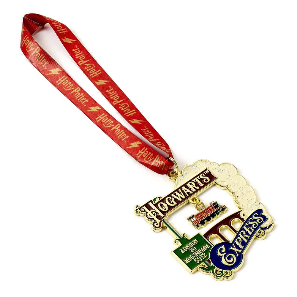 Harry Potter tree ornament Roxfort Express (Golden Tone)