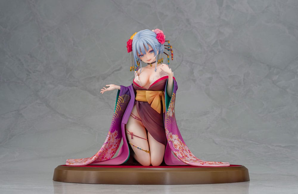 Original Character Szobor 1/7 Shujuu Ecstasy Shion Oiran Ver. (Wholesome Ver.) 15 cm