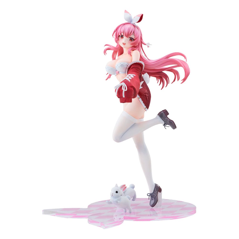 Rosuuri Original Character PVC Szobor 1/7 White Rabbit Rosu Swimsuit Ver. 25 cm