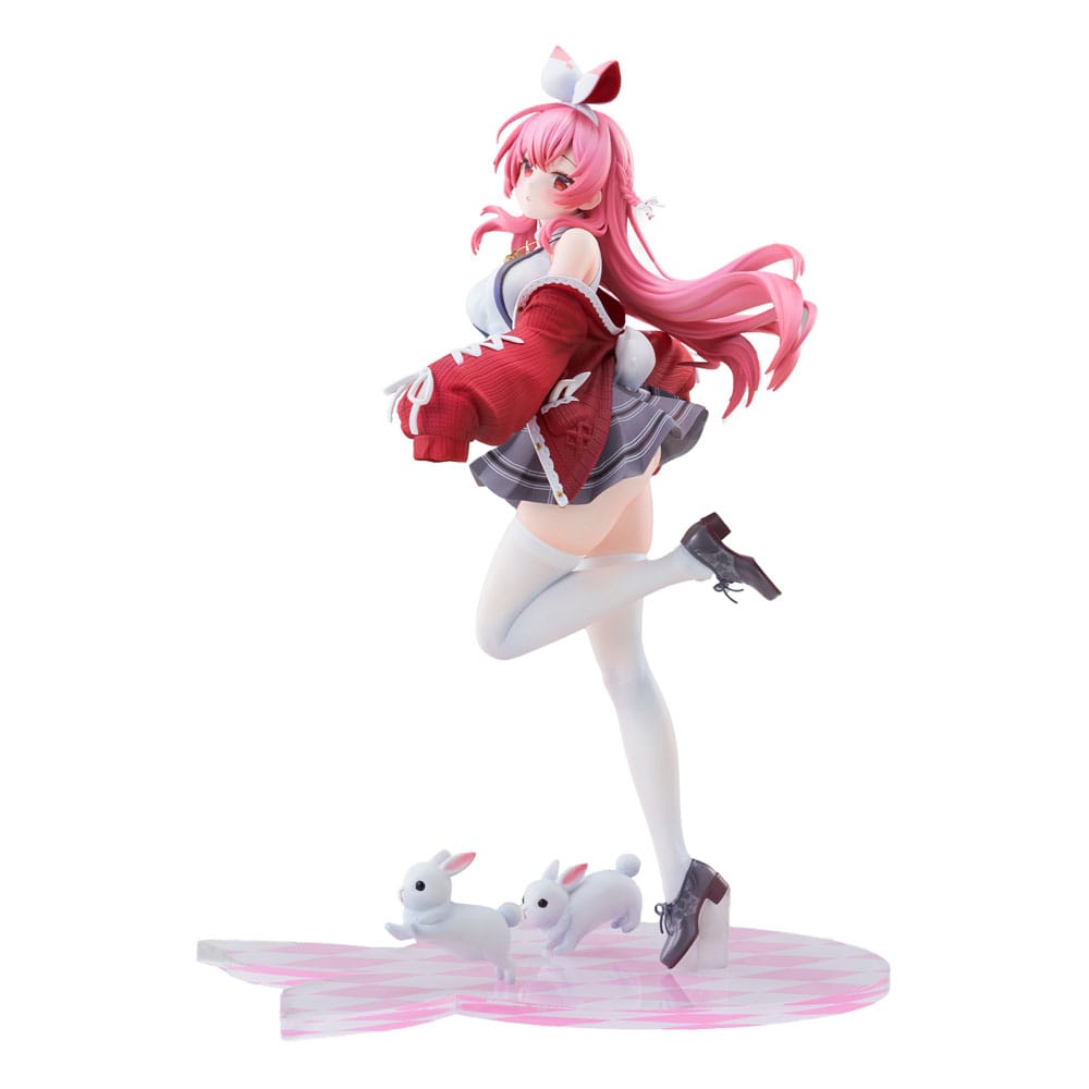 Rosuuri Original Character PVC Szobor 1/7 White Rabbit Rosu Casual Clothes Ver. 25 cm